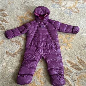 6-12 mos Patagonia Hi-Loft Down Sweater Bunting
